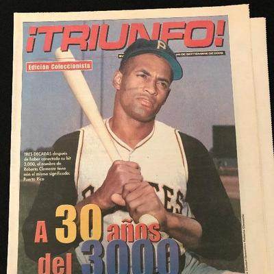 Sept 28, 2002. 30 years from the 3,000. 16 pages dedicated to Roberto Clemente. A Collector's Edition. $75