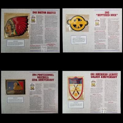 MLB Cooperston Collection Patches @ $28 each.
1948 Boston Braves, 1945 "Ruptured Duck", 1994 Professional Baseball 125th...