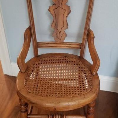 Vintage wood chair. $50 each. (there are two)