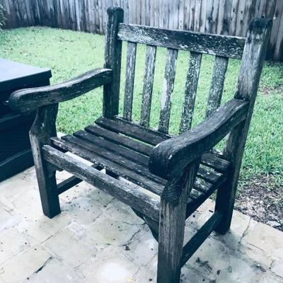 Wooden chair. $40