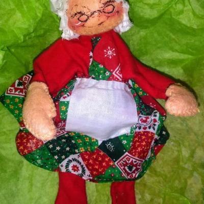Annalee mobilise Doll Mrs Clause (1963)
