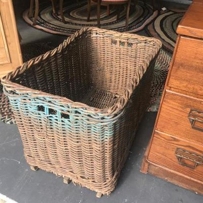 Very large wicker basket. $150