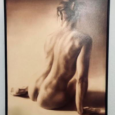 "Based in Wine" Oil painting by Jennifer Gray. Original cost: $1,200. Includes certificate of authenticity. Estate sale price:...