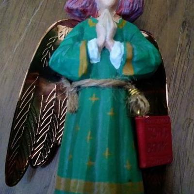 Vintage Hallmark Keepsake Ornament Caroling Angel (1996) $10.00
