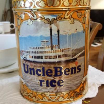 Uncle Bens Rice tin 40th anniversary. $8