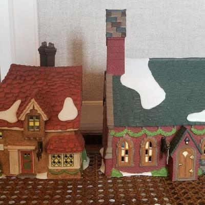 Deptartment 56. Dept 56. Comes with original box.
The Chop Shop $12
Dudden Cross Church $18