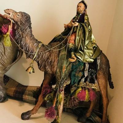 Rare (large) 19" Dept 56 Wiseman on dark Camel. Comes with original box. $250 