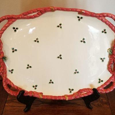 Fitz and Floyd Old World Tray $40