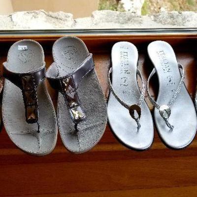 Sandals, $10 each. Sizes 7 - 7.5