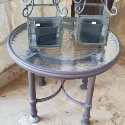 $15 each candle holder and $30 for table.