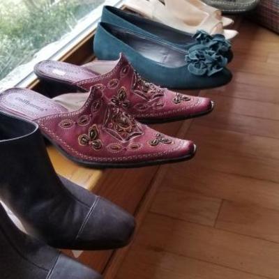 Shoes Assorted between $14 and $25. Sizes 7 - 7.5