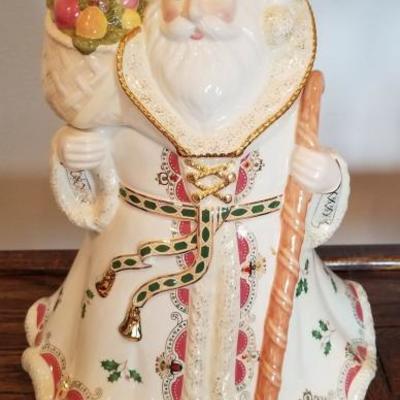 Lenox 2004 Woodland Santa Cookie Jar $18