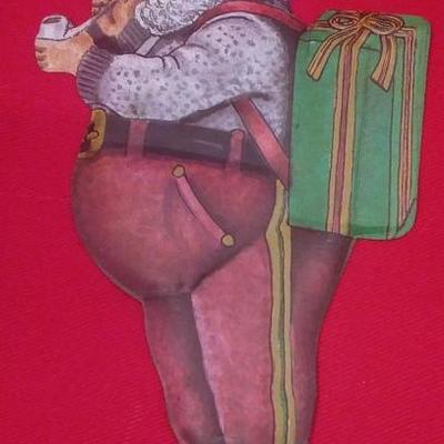 Department 56 Vintage Die Cut Santa $7.00