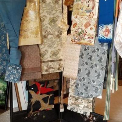 Japanese waist sashes. $35 each.