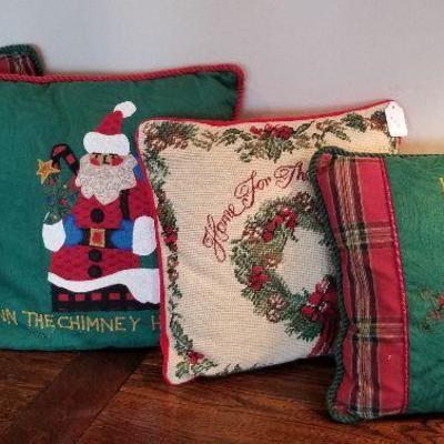 X-mas cushions  pillows $7 each