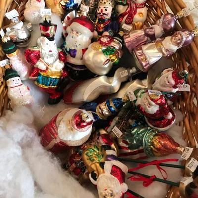 Vintage Christmas ornaments