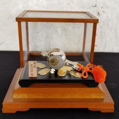 Kozuchi fortune hammer @ estate sale price of $100. 
Japanese Silver Craft "Kozuchi(Fortune-hammar)" Carved by Pure Silver made...