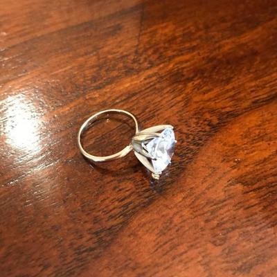 All jewelry reviewed and detailed by Jewelry Appraiser: 14K GOLD WITH SIMULATED DIAMOND. $225
