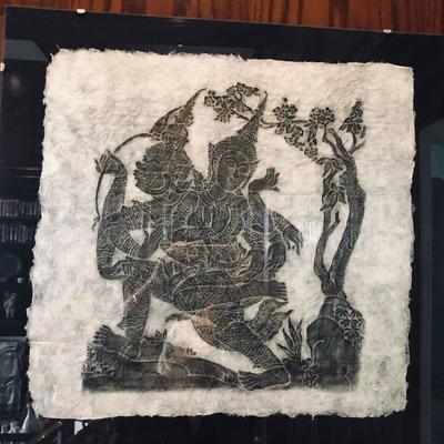 Burmese rubbing on parchment. $150