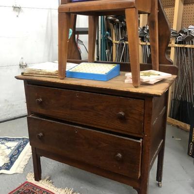 Side Table w 2 Drawers