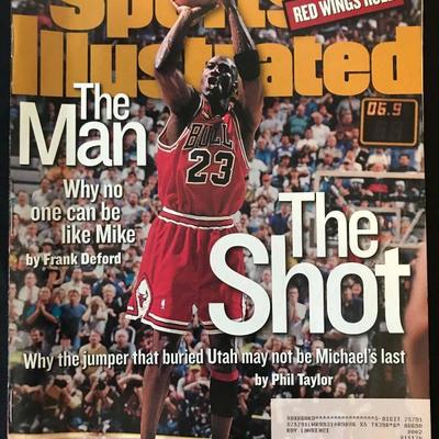 One of 1990's Sports Illustrated top covers.