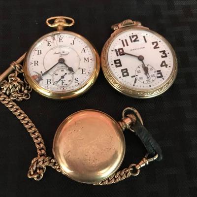 Pocket watches.