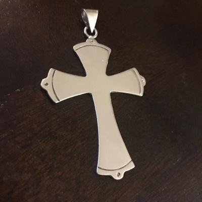 Taxco sterlving silver cross. $75