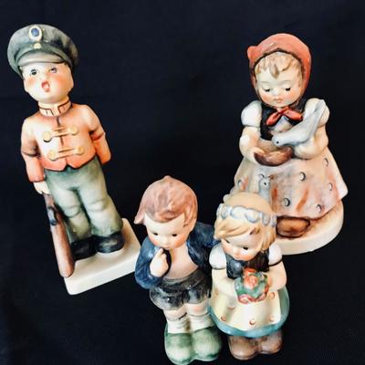[left]  Soldier boy Hummel Figurine #332 (TMK 5, 1970's): $200 ........ [middle] [right] Cinderella Hummel Figure #337 (TMK 5,...