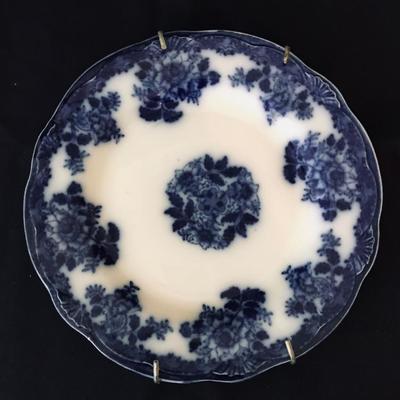 Flow blue plate. $20