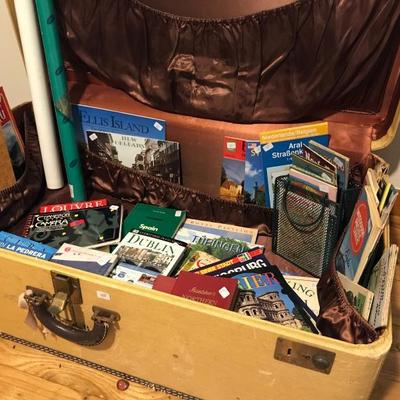 Large vintage suitcase.