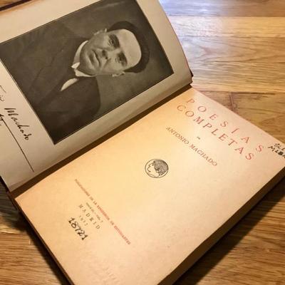 POESIAS COMPLETAS by ANTONIO MACHADO. 1st edition book c. 1917 by Residencia de Estudiantes. $400