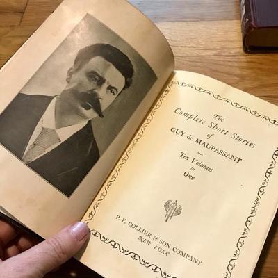 The Complete Shorts Stories of Guy de Maupassant. Ten volumes in one.  Copyright 1903. We have two books. One published by P. F. Collier...