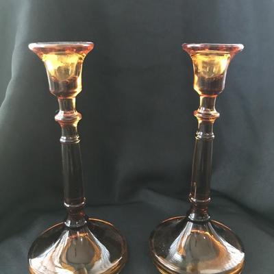 INDIANA GLASS amber. Asking: $40 each.