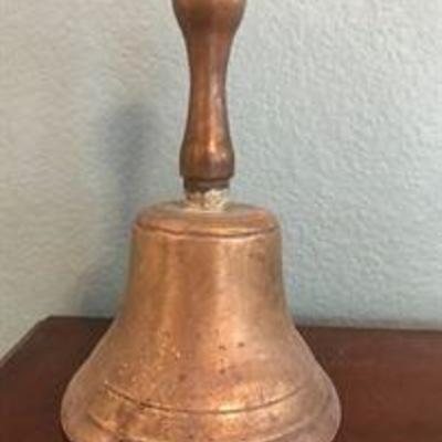Antique brass bell. Asking: $75