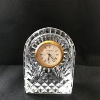 "Giftware" clock by Waterford. Asking $55.