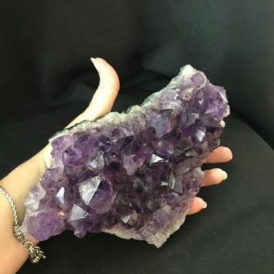 Natural raw amethyst rock. Heavy. Asking $45