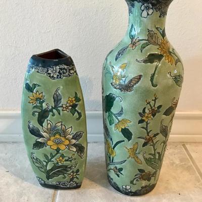 Asian vases: Formalities by Baum Bros. IMPERIAL PEONY COLLECTION