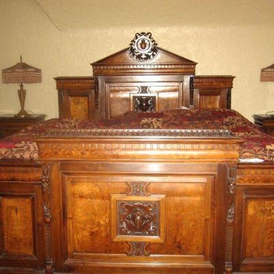 Buy It Now, 4-piece Bedroom Set Italy circa 1850's, $24,500., Buy it Now Expires Wednesday, April 10, 2019, 6 PM CST, interested buyers...