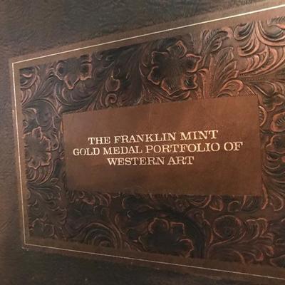 Franklin Mint portfolio of Western Art $75