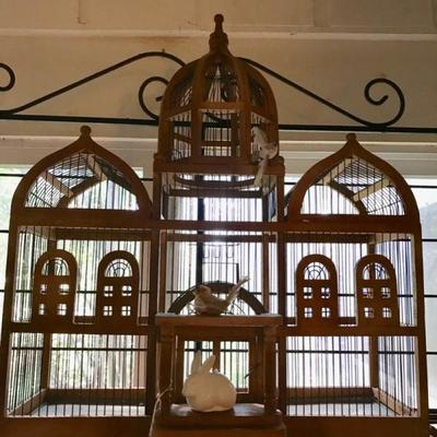 Taj Mahal bird cage $85
33 X 11 X 27 1/2