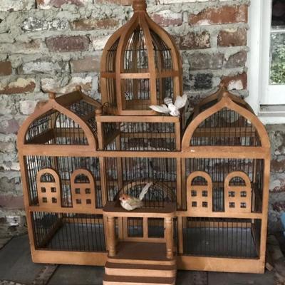 Taj Mahal bird cage $85
33 X 27 1/2 