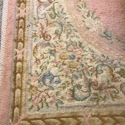 Pink wool rug $75
144 X 112
