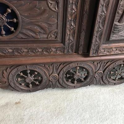Antique Brittany, France 19th Century Armoire $1800
This style of hand crafted carved furniture is unique to the northwestern province of...