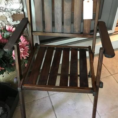 Folding chair $29