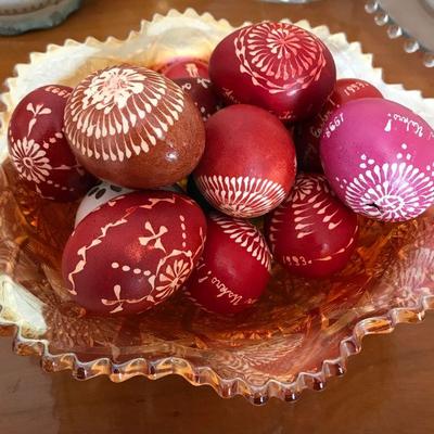 Hand Painted Real Eggs From Croatia 