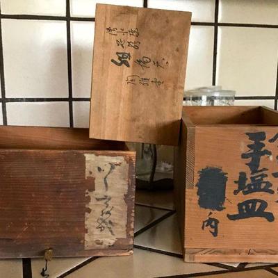 Chinese tea wood boxes