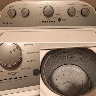 Whirlpool 4.3 cu. ft. High-Efficiency White Top Load Washing Machine with Quick Wash. ($674 on sale at The Home Depot). Estate sale...