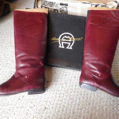 Etienne Aigner Leather Boots 