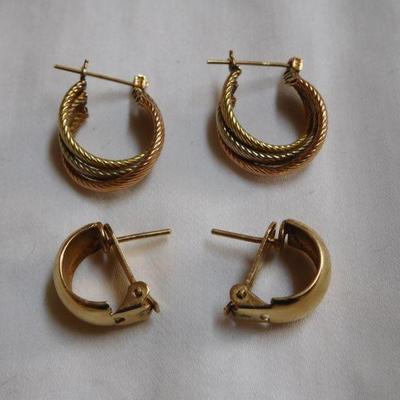 14 k Earrings