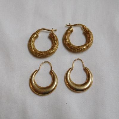 14 k Earrings